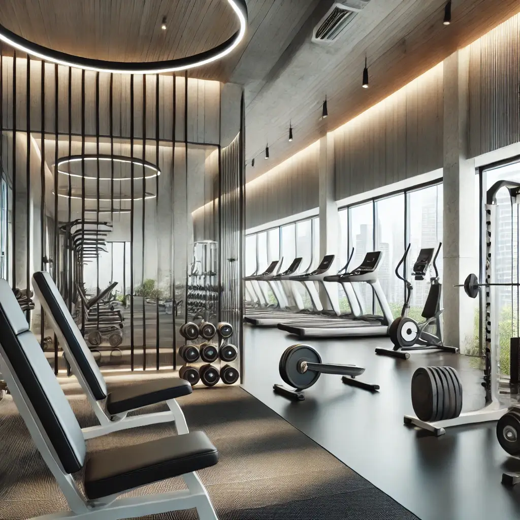 Modern fitness equipment at ZenZone